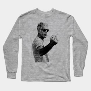 Anthony Bourdain Top Selling Middle Finger Long Sleeve T-Shirt